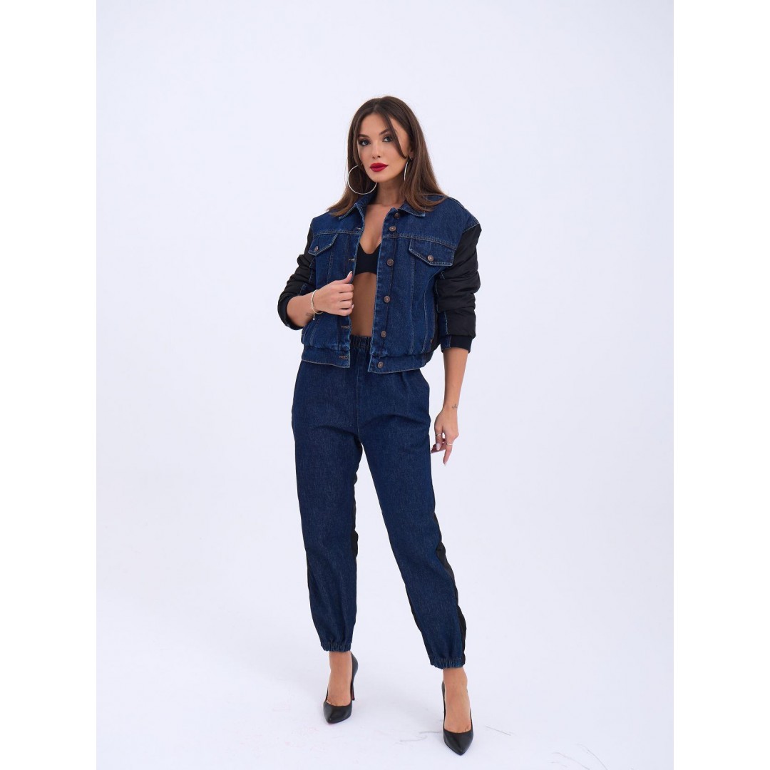 6627 KOT PANTOLON-MAVİ 143087