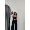 PANTOLON BEL ŞERİT DETAYLI - Siyah 153638 PANTOLON BEL ŞERİT DETAYLI - Siyah 153638