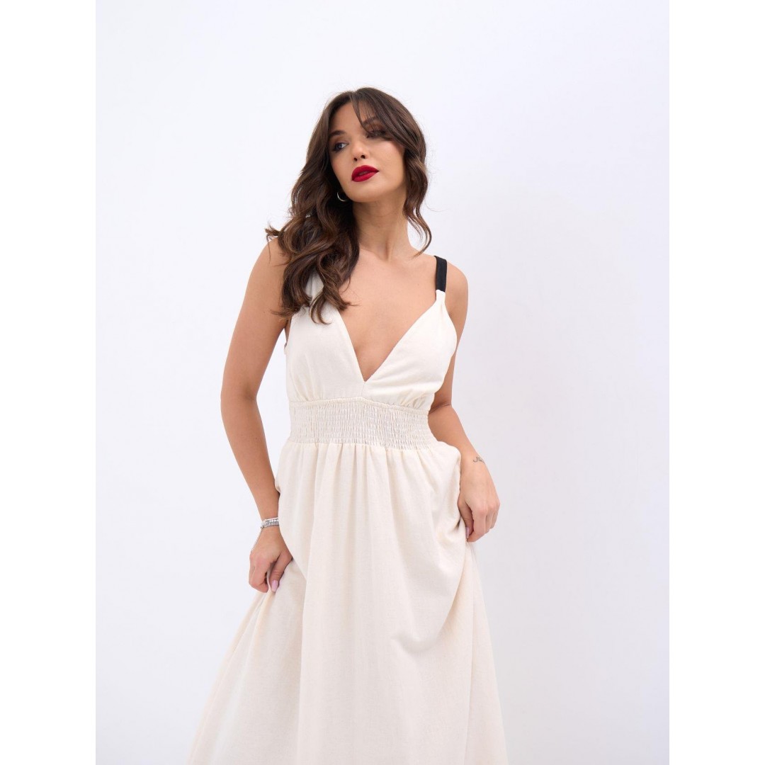 6976 ELBİSE-BEJ - 143541 6976 ELBİSE-BEJ - 143541