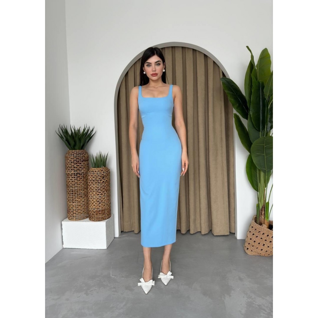 Calliope Kare Yaka Midi Boy Elbise - 147182 Calliope Kare Yaka Midi Boy Elbise - 147182