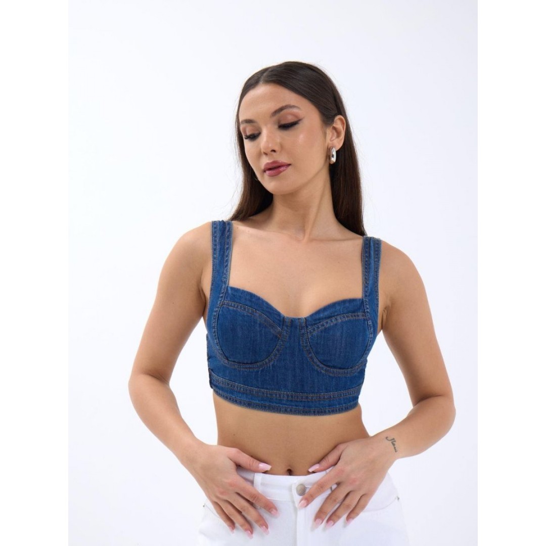 7131 KOT CROP-MAVİ 149142