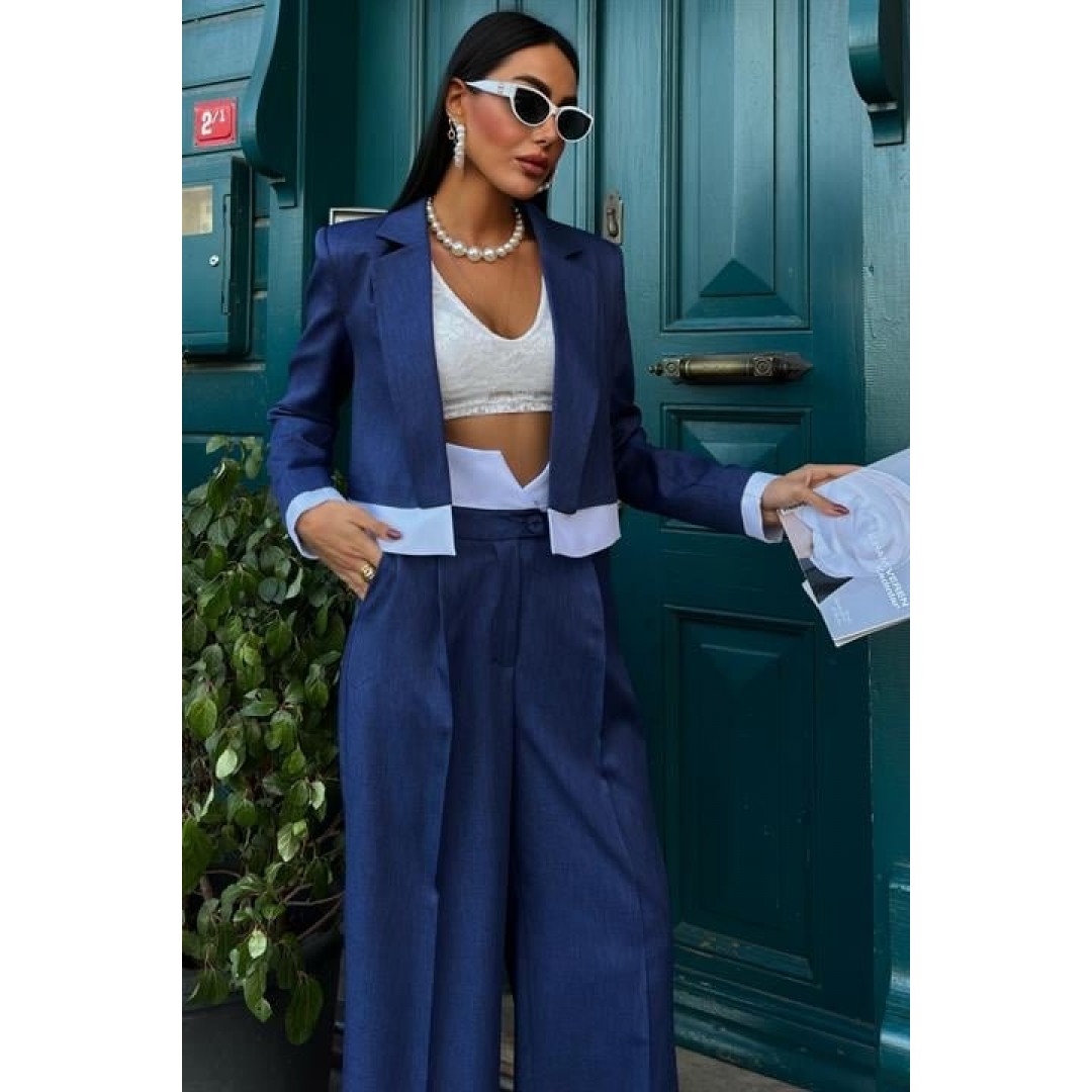 Audrey Crop Ceket Takım 10106 - 158620 Audrey Crop Ceket Takım 10106 - 158620