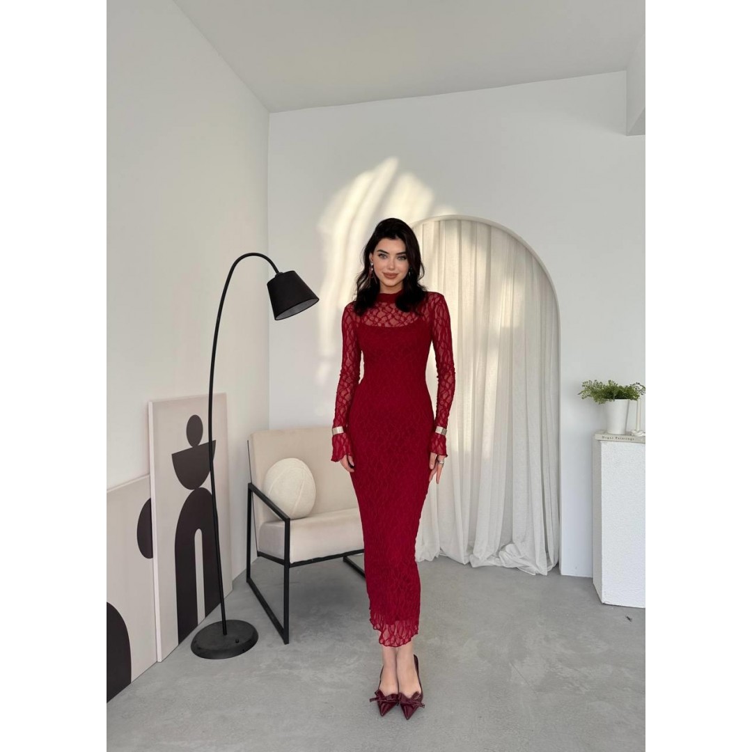Vedo Çiçek Detaylı Elbise 146994 Vedo Çiçek Detaylı Elbise 146994