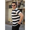Erkek çift Renk Pamuklu örme Kumaş Kısa Kollu T-shirt 159920 Erkek çift Renk Pamuklu örme Kumaş Kısa Kollu T-shirt 159920