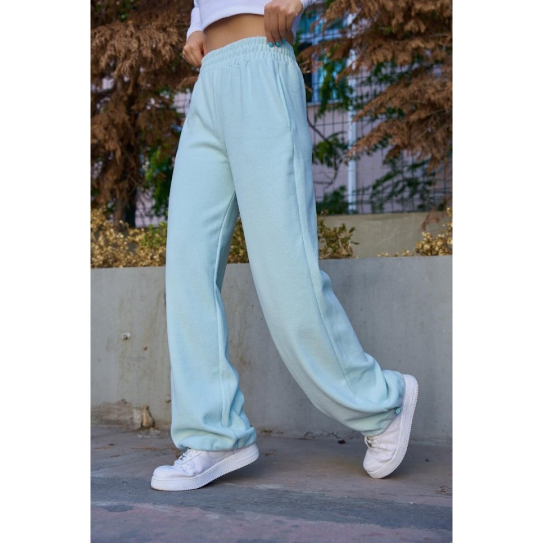 Düz Lastikli Eşofman - Mint Yeşili 147970 Düz Lastikli Eşofman - Mint Yeşili 147970