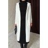 Beyaz Arkası Yazılı Hırka 148233