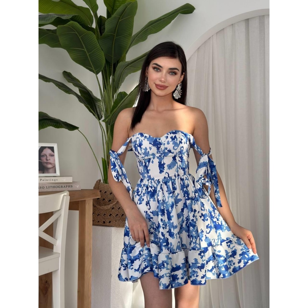 Orew Omuz Bağlamalı Elbise - 146964 Orew Omuz Bağlamalı Elbise - 146964