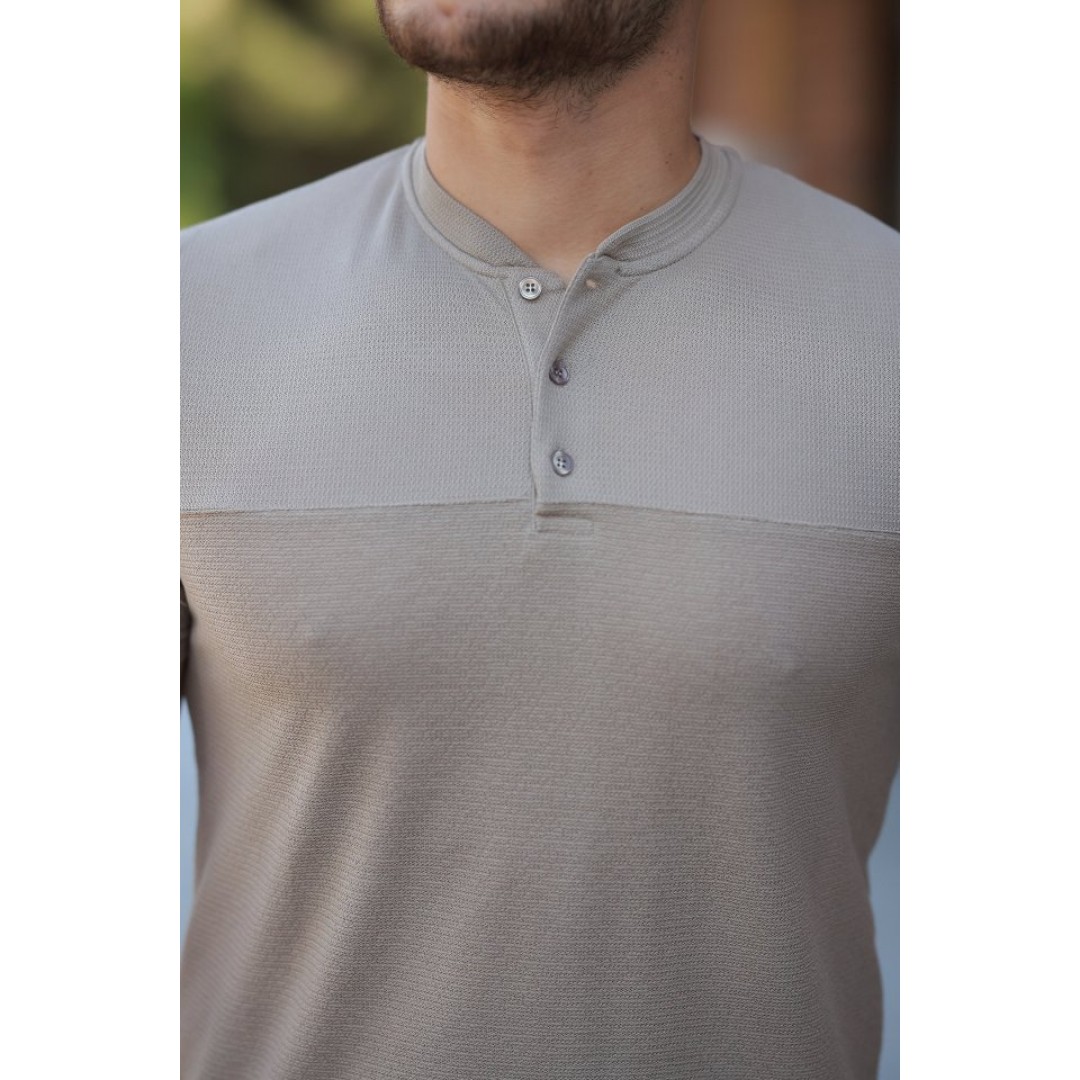 Erkek Hakim Yakalı Kısa Kollu Pamuklu T-shirt 161509 Erkek Hakim Yakalı Kısa Kollu Pamuklu T-shirt 161509