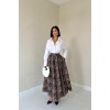 Leopar Leopar Büzgülü Uzun Etek 162870 Leopar Leopar Büzgülü Uzun Etek 162870
