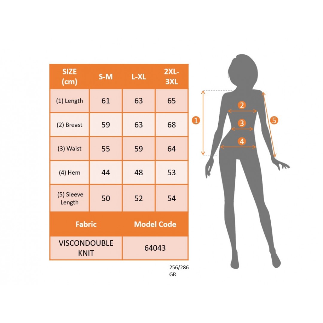 Kadın Uzun Kollu Bisiklet Yaka Viskon Iki Iplik Bluz - 136456