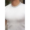 Erkek Bisiklet Yaka çizgi Desenli Ribanalı Kısa Kollu Tshirt 160903 Erkek Bisiklet Yaka çizgi Desenli Ribanalı Kısa Kollu Tshirt 160903