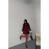 ÇİZGİLİ CEKET TEK DÜĞME EKRU MANŞET - Bordo 153625 ÇİZGİLİ CEKET TEK DÜĞME EKRU MANŞET - Bordo 153625