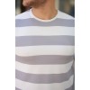 Erkek çift Renk Pamuklu örme Kumaş Kısa Kollu T-shirt 159921 Erkek çift Renk Pamuklu örme Kumaş Kısa Kollu T-shirt 159921