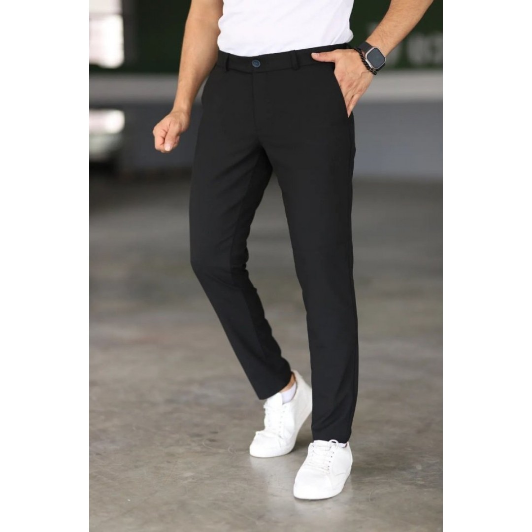 Erkek Düz Kesim Bilek Boy Kumaş Pantolon - 156938 Erkek Düz Kesim Bilek Boy Kumaş Pantolon - 156938