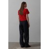 Beli Lastikli Bol Paça Pantolon - Lacivert 156825 Beli Lastikli Bol Paça Pantolon - Lacivert 156825