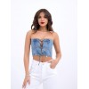 6878 KOT CROP-MAVİ 143683