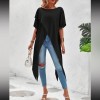 Kadın Kısa Kollu Asimetrik Kesim Sandy Uzun Bluz - 159059 Kadın Kısa Kollu Asimetrik Kesim Sandy Uzun Bluz - 159059
