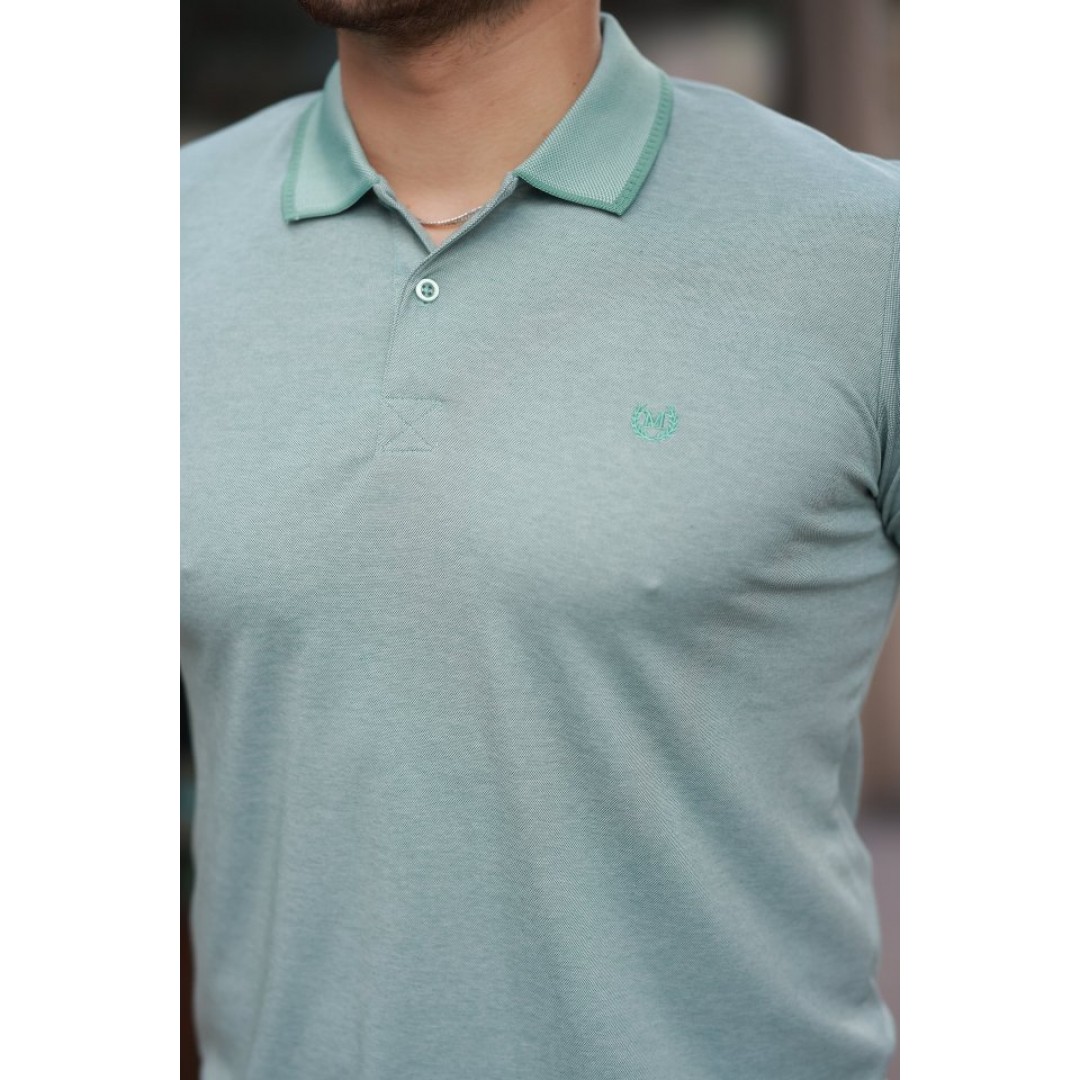 Erkek Yakalı Kagi Kumaş Kısa Kollu T-shirt 160899 Erkek Yakalı Kagi Kumaş Kısa Kollu T-shirt 160899