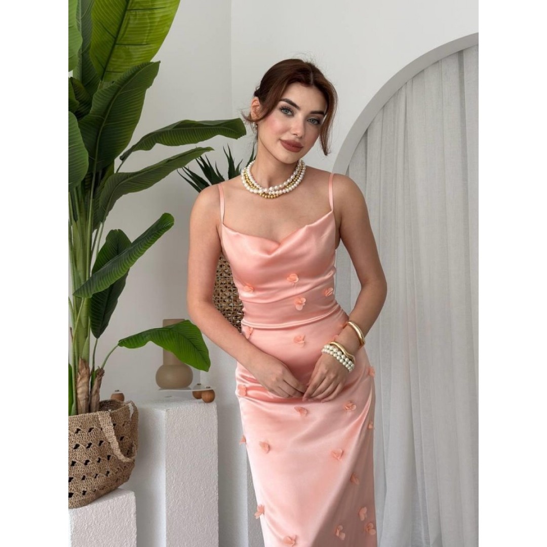 Dora Çiçek Detaylı Elbise - 161367 Dora Çiçek Detaylı Elbise - 161367
