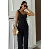Tek Omuz Büstiyer Plazzo Pantolon Viscon Takım 10159 159276