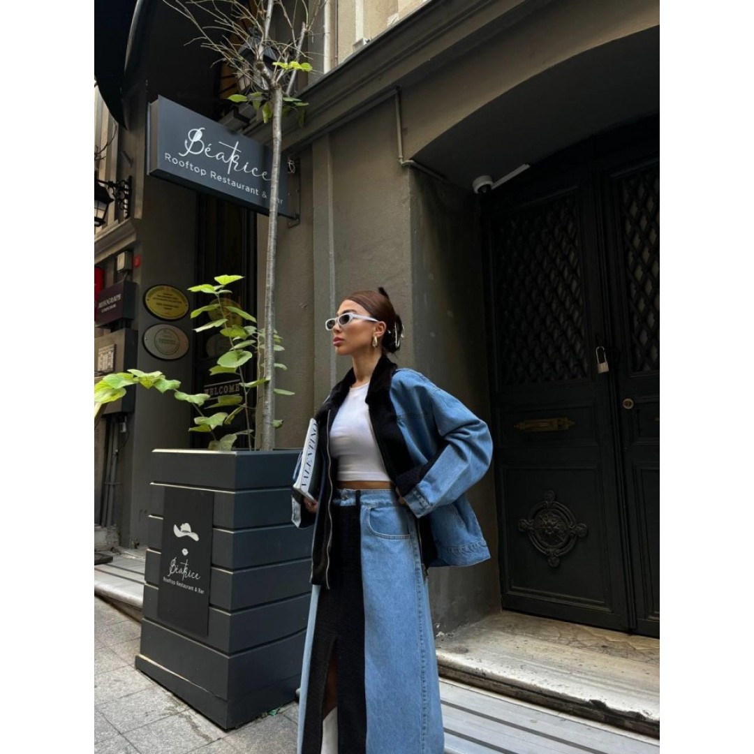 CHANEL GARNİLİ KOT MONT - Siyah 151710 CHANEL GARNİLİ KOT MONT - Siyah 151710