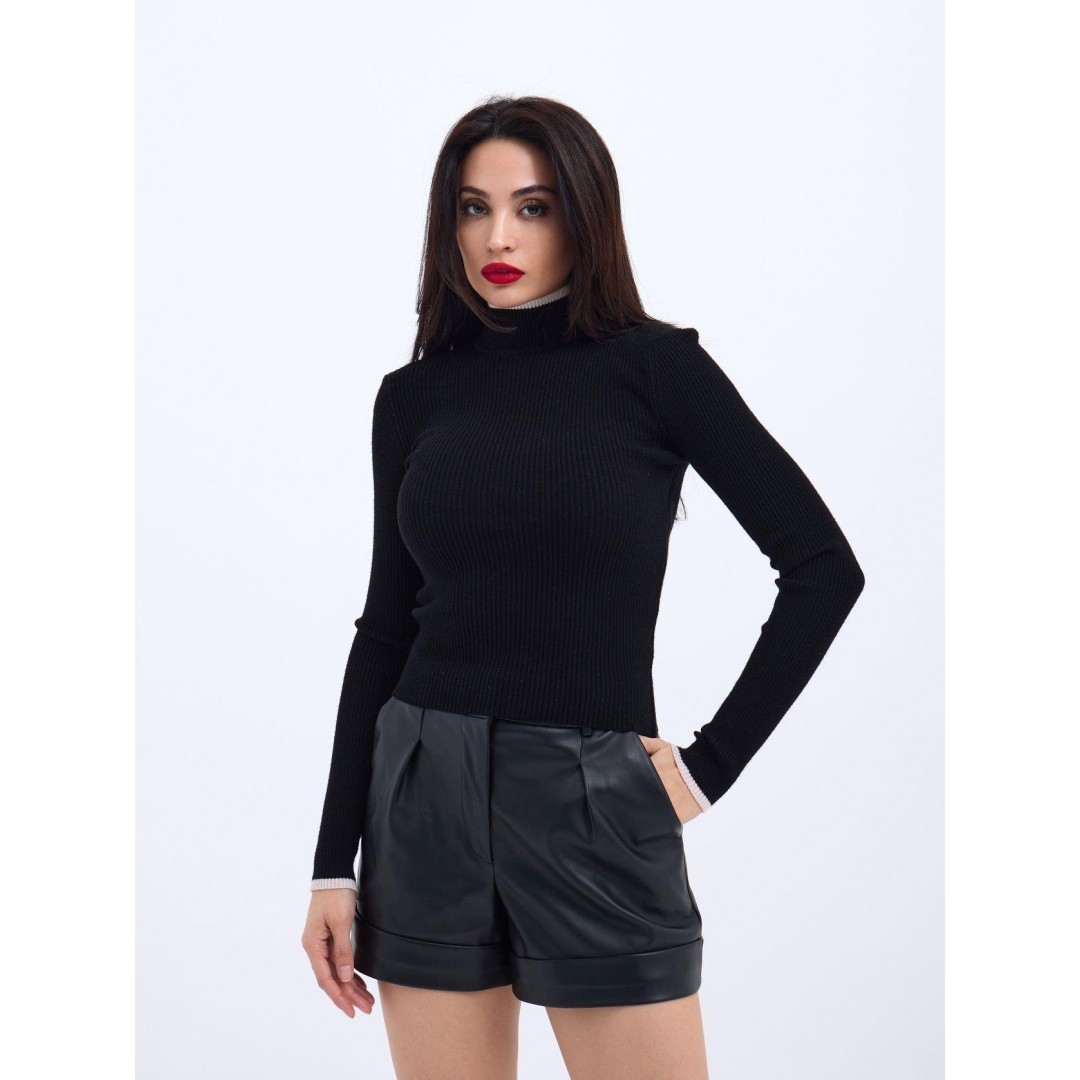 42251 TRİKO BALIKÇI FİTİLLİ KAZAK-SİYAH-EKRU 144227 42251 TRİKO BALIKÇI FİTİLLİ KAZAK-SİYAH-EKRU 144227