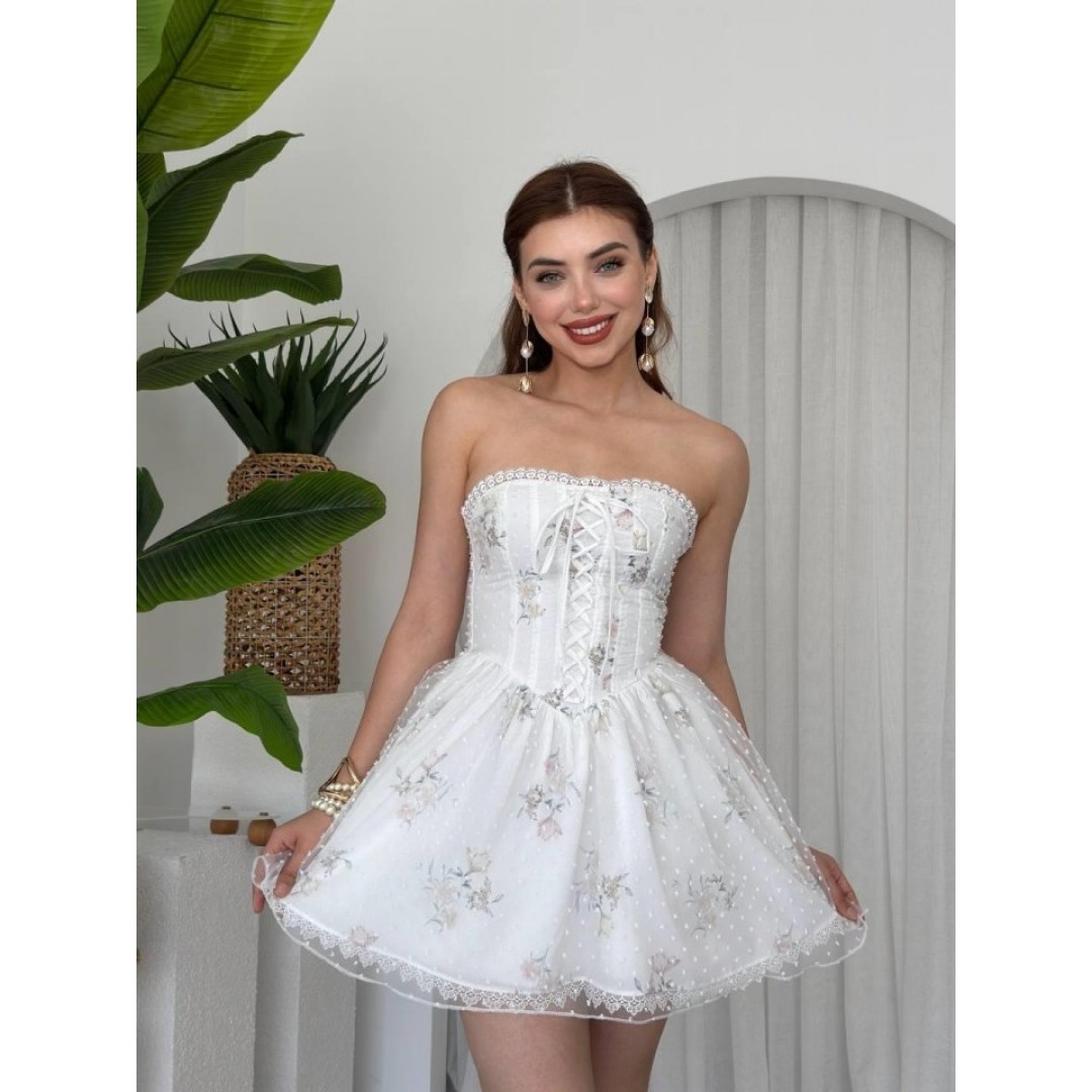 NEO STRAPLEZ ELBİSE 163135 NEO STRAPLEZ ELBİSE 163135