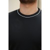 Erkek Bisiklet Yaka Ribanalı Kısa Kollu Tshirt - 159176 Erkek Bisiklet Yaka Ribanalı Kısa Kollu Tshirt - 159176