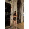 PÜSKÜL PAYET CROP BLUZ-KISA ETEK TAKIM - Gold 153424 PÜSKÜL PAYET CROP BLUZ-KISA ETEK TAKIM - Gold 153424