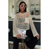 Cep Detay Simli Ajurlu Triko Bluz 1361 158977 Cep Detay Simli Ajurlu Triko Bluz 1361 158977