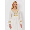 Etnik Desen Elbise - Beyaz 151332 Etnik Desen Elbise - Beyaz 151332