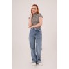 Leopar Desen Kısa Kollu Basic T-Shirt 148103 Leopar Desen Kısa Kollu Basic T-Shirt 148103