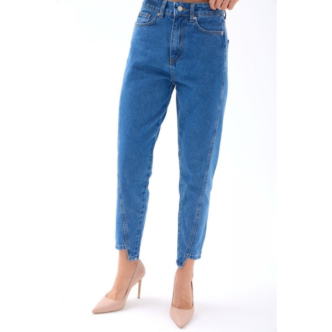 5682 KOT PANTOLON-KOYU MAVİ 158276