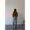 SÜET CROP CEKET KOL 3 KEMER DETAYLI - Taba 153443 SÜET CROP CEKET KOL 3 KEMER DETAYLI - Taba 153443