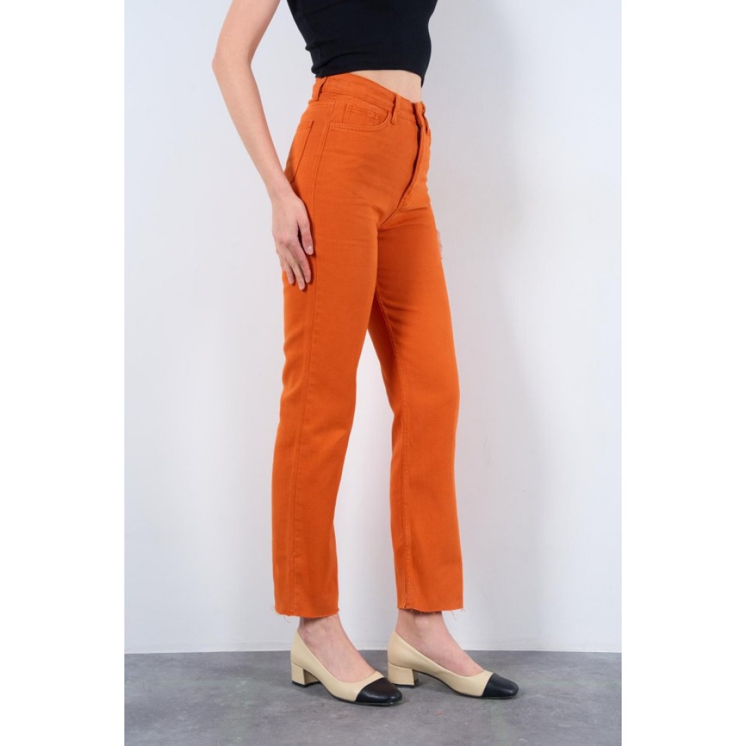 Strong Düz Pantolon - Oranj 147756 Strong Düz Pantolon - Oranj 147756