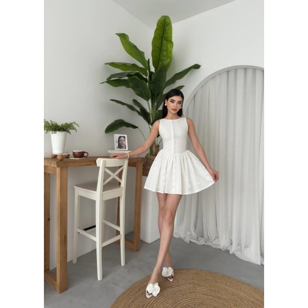 Yema Düğme Detaylı Elbise 156132 Yema Düğme Detaylı Elbise 156132