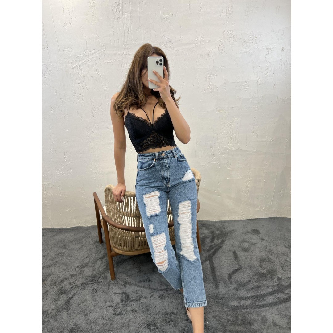 5998 KOT PANTOLON-MAVİ - 142739 5998 KOT PANTOLON-MAVİ - 142739