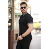 Erkek Yakalı Kagi Kumaş Kısa Kollu T-shirt 160902 Erkek Yakalı Kagi Kumaş Kısa Kollu T-shirt 160902