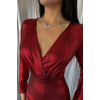 PARLAK KRUVAZE BODYSUİT - Bordo 153427 PARLAK KRUVAZE BODYSUİT - Bordo 153427