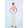 Beli Lastikli Palazo Pantolon - Taş 148476 Beli Lastikli Palazo Pantolon - Taş 148476