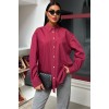Klasik Oversize Poplin Gömlek 3421 158453