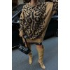 Leopar Desenli Yırtık Detaylı Kazak 1344 158385 Leopar Desenli Yırtık Detaylı Kazak 1344 158385