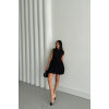 BALON ETEKLİ TASARIM KISA ELBİSE - Siyah - 156652 BALON ETEKLİ TASARIM KISA ELBİSE - Siyah - 156652