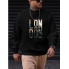 Erkek Uzun Kollu Bisiklet Yaka London Logo Baskılı Iki Iplik Bluz 138692 Erkek Uzun Kollu Bisiklet Yaka London Logo Baskılı Iki Iplik Bluz 138692