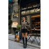 LEOPAR DESEN CROP CEKET GABARDİN - Leopar 151694 LEOPAR DESEN CROP CEKET GABARDİN - Leopar 151694