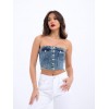 6285 KOT BLUZ-MAVİ 142782