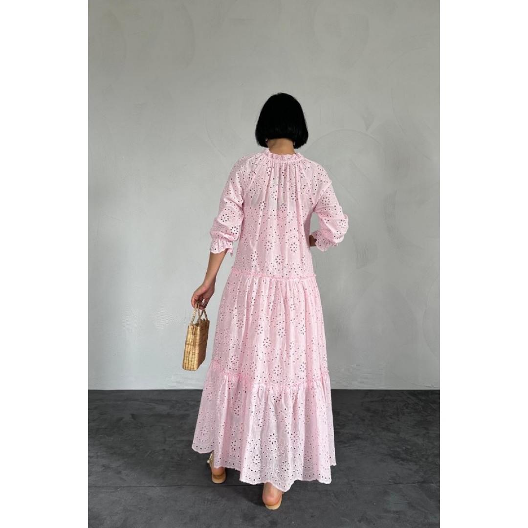 Pembe Dantelli New Elbise 150786 Pembe Dantelli New Elbise 150786