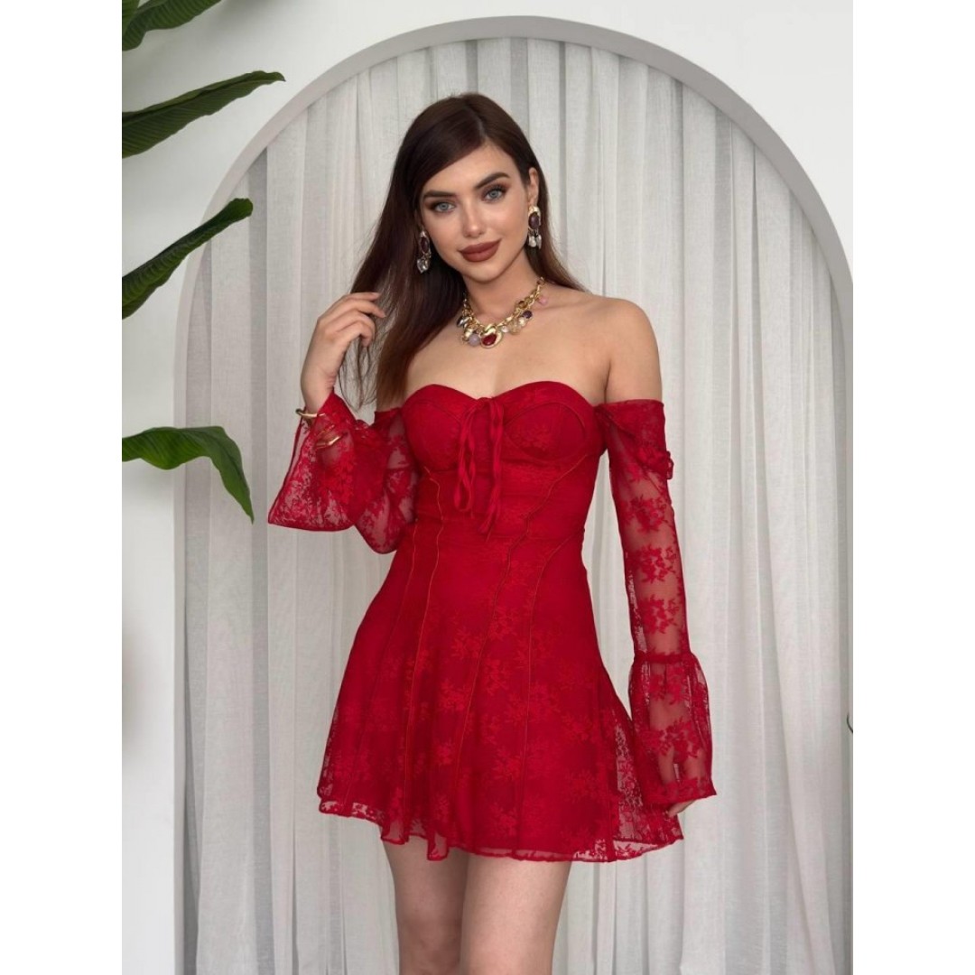 Evita Mini Elbise - 157793