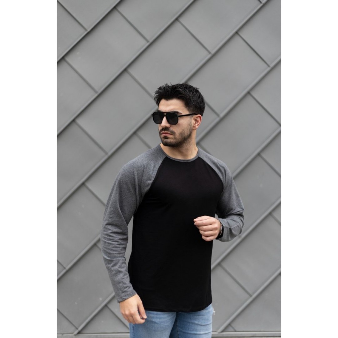 Erkek Uzun Kollu Bisiklet Yaka Viskon Iki Iplik Bluz 141668 Erkek Uzun Kollu Bisiklet Yaka Viskon Iki Iplik Bluz 141668