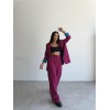 OTTOMAN ÇİZGİLİ CEKET-PANTOLON TK - Fuşya 150101 OTTOMAN ÇİZGİLİ CEKET-PANTOLON TK - Fuşya 150101